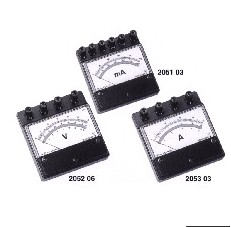 YOKOGAWA MINIATURE PORTABLE AMMETERS AND VOLTMETERS 2051, 2052, 2053