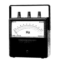 YOKOGAWA PORTABLE NEEDLE-INDICATOR FREQUENCY METERS 2038